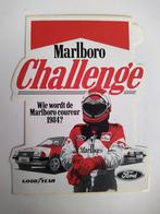 Sticker Marlboro Challenge 1984., Verzamelen, Stickers, Ophalen of Verzenden, Zo goed als nieuw
