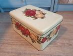 Prachtig groot vintage blik met rozen  ira Made in Denmark, Ophalen of Verzenden, Gebruikt, Overige