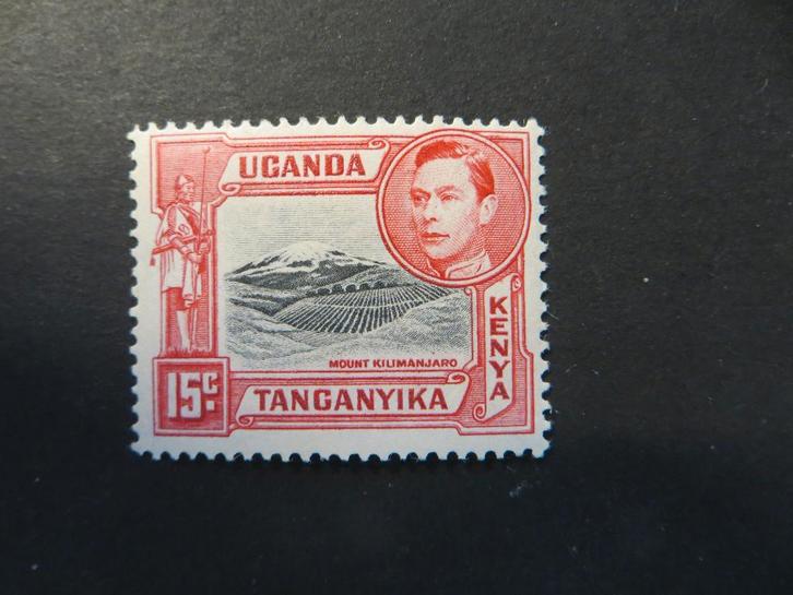 A14209: Kenya Uganda Tanganyika GVI 15 c, Postzegels en Munten, Postzegels | Afrika, Tanzania, Ophalen of Verzenden