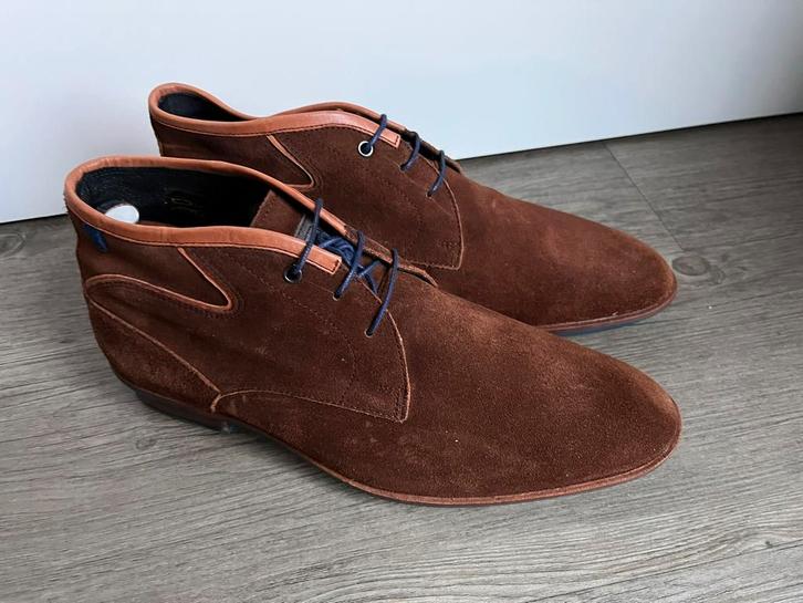 Floris van Bommel herenschoenen maat 8 / 42 H amper gedragen, Kleding | Heren, Schoenen, Zo goed als nieuw, Veterschoenen, Overige kleuren