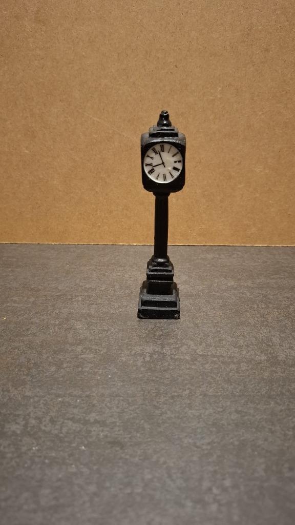 Lemax Street Clock, kerstdorp accessoire, Diversen, Kerst, Zo goed als nieuw, Ophalen