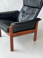 Gote Mobler fauteuil 2x vintage design lounge chair prijs ps, Huis en Inrichting, Gebruikt, Vintage, Ophalen of Verzenden, 75 tot 100 cm