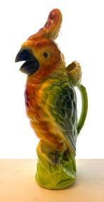 Saint Clément Majolica papegaai perroquet kan barbotine, Ophalen of Verzenden