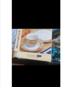Nieuw in doos porselein koffieset servies koffieservies, Huis en Inrichting, Keuken | Servies, Ophalen of Verzenden, Nieuw, Porselein