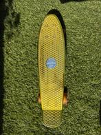JuicySusi pennyboard skateboard goud kleurig weinig gebruikt, Ophalen of Verzenden, Zo goed als nieuw, Skateboard