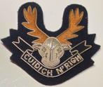 British Army Seaforth Highlanders Regiment blazer badge, Ophalen of Verzenden, Landmacht, Engeland, Embleem of Badge