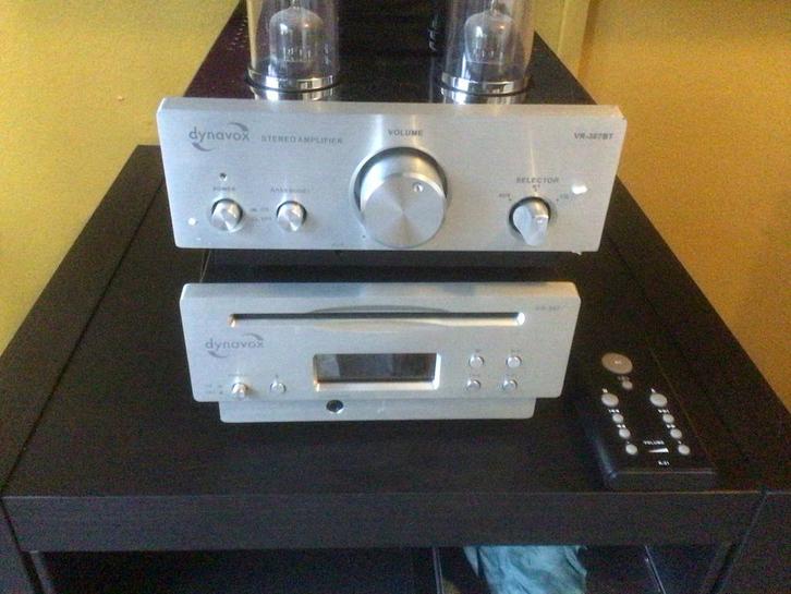 DYNAFOX BUIZEN versterker met bijbehorende cd speler, Audio, Tv en Foto, Buizenversterkers, Versterker, Ophalen
