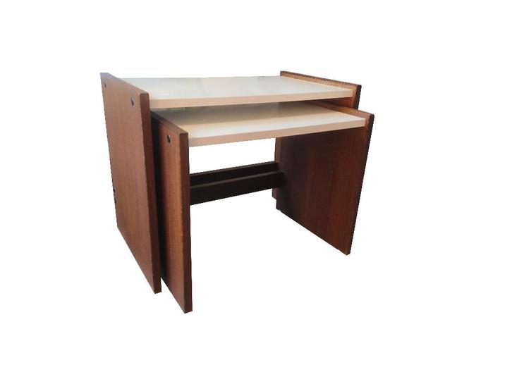 Prachtige wenge vintage Cees Braakman Pastoe bijzettafeltjes, Huis en Inrichting, Woonaccessoires | Overige, Gebruikt, Ophalen