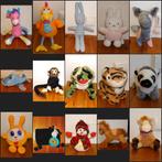 Verschillende pluche knuffels knuffel dieren beesten, Ophalen of Verzenden