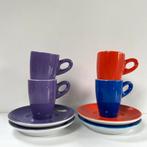 Vier Walküre Alta espressokopjes met schotels, Ophalen of Verzenden