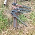 Stalen Schuifdeur Rail + 6 Wielen - Schuur/Loods, Ophalen of Verzenden, Gebruikt