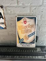 Emaille bord Wieckse Witte, Verzamelen, Merken en Reclamevoorwerpen, Ophalen of Verzenden, Zo goed als nieuw, Reclamebord