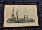 Petrus Schenk gravure, Inheien... over Steeksluis, 39x58 cm, Antiek en Kunst, Ophalen of Verzenden