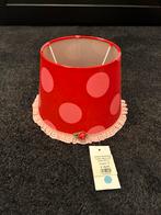 Rood roze lampenkap met geruite roesje, Huis en Inrichting, Ophalen, Rond, Nieuw, Hip
