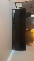 Tv meubel zwart, Huis en Inrichting, Kasten | Vitrinekasten, Ophalen, Gebruikt, 25 tot 50 cm, Minder dan 100 cm