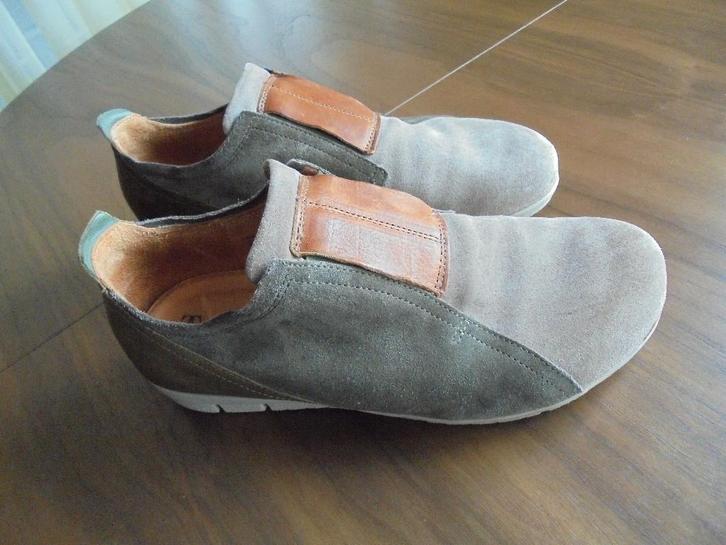 Think heren schoen maat 42 Beige Suede, Kleding | Heren, Schoenen, Gedragen, Overige typen, Overige kleuren, Ophalen of Verzenden