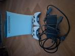 Xbox 360 wit + veel spellen(bekijk fotos), Met 2 controllers, Ophalen of Verzenden, 120 GB, Gebruikt