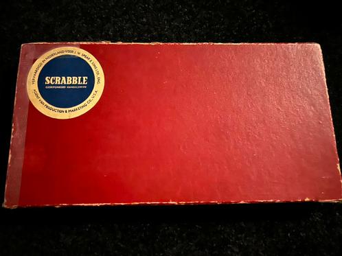 Scrabble de echte ouderwetse, Hobby en Vrije tijd, Gezelschapsspellen | Bordspellen, Gebruikt, Ophalen of Verzenden