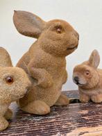 Paashaasjes/konijntjes Flock - 4 stuks!, Ophalen of Verzenden