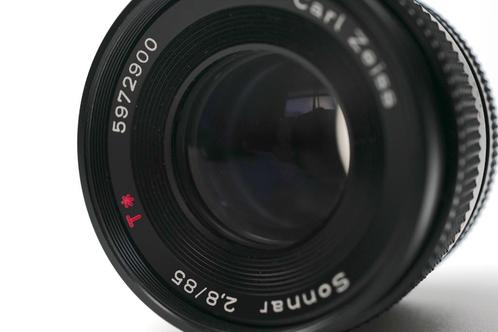 Carl Zeiss Sonnar 85mm F/2.8 T* AEJ for C/Y 55mm *T, Audio, Tv en Foto, Fotografie | Lenzen en Objectieven, Zo goed als nieuw