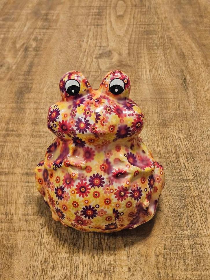 Originele Pompidou Spaarpotten - Set van 4, Verzamelen, Spaarpotten, Gebruikt, Dier, Steen, Aardewerk of Keramiek, Ophalen