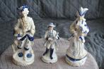 3 zeer mooie porselein romantsche beelden, Antiek en Kunst, Ophalen of Verzenden