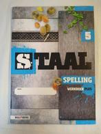 Staal - VERSIE 1 - Groep 5 - Spelling Werkboek Plus (NIEUW)., Boeken, Ophalen of Verzenden, Nieuw, Overige niveaus, Nederlands