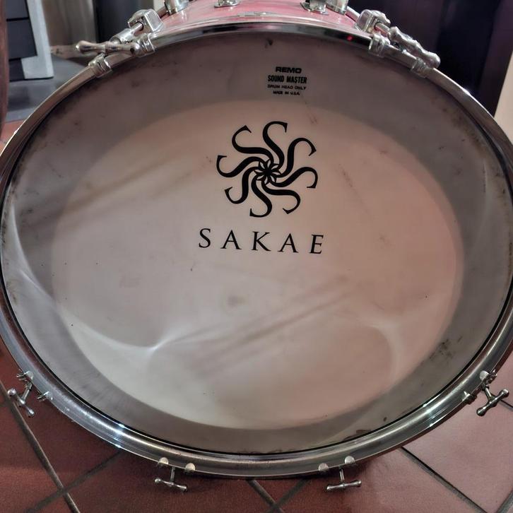 Sakae rhythm king drumstel vintage uit de jaren 60, Muziek en Instrumenten, Instrumenten | Toebehoren, Zo goed als nieuw, Drums of Percussie
