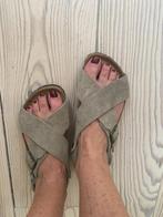 Birkenstock Tulum Soft Footbed suède nubuc, maat 39, Kleding | Dames, Schoenen, Beige, Zo goed als nieuw, Birkenstock, Sandalen of Muiltjes