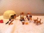 Playmobil Eskimo familie met iglo en honden. Vintage 1985, Ophalen of Verzenden, Gebruikt, Los playmobil