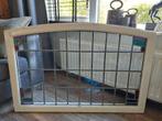 glas in loodraam uit oude boerderij, Ophalen, Gebruikt, Hout, Raamkozijn