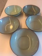 Elin Servies Blauw/Groen Action - Complete Set, Huis en Inrichting, Keuken | Servies, Ophalen, Zo goed als nieuw, Effen, Aardewerk