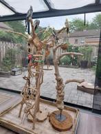 Gave Playstand vogels papegaaien 2 x javaboom en opvangbak, Ophalen, Zo goed als nieuw, Speelgoed