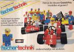 Retro reclame 1982 Fischer Technik speelgoed Grand Prix, Verzamelen, Ophalen of Verzenden
