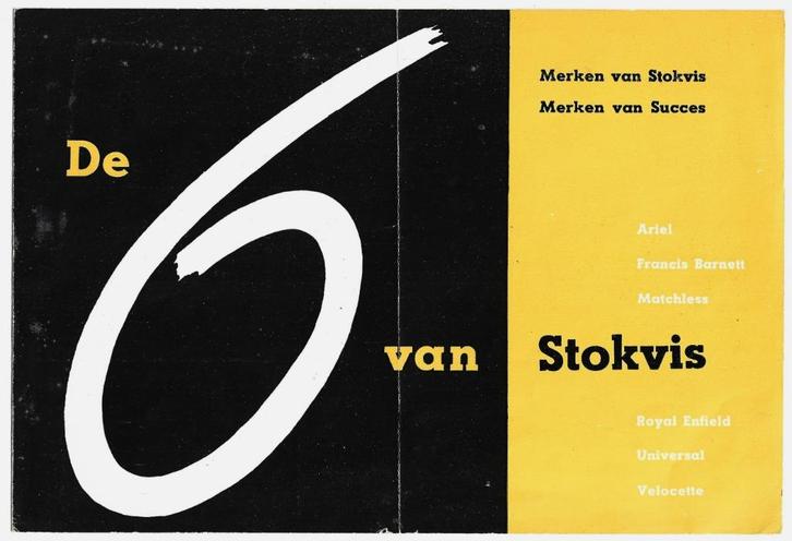 Folder de zes motor merken van Stokvis (7430z), Motoren, Handleidingen en Instructieboekjes, Overige merken, Verzenden