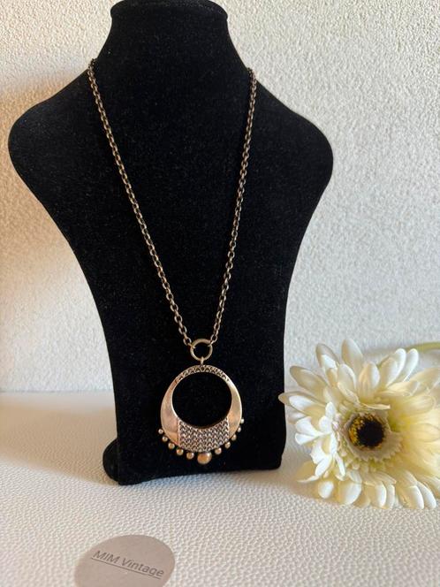 M151/ PENTTI SARPANEVA Grote Bronzen ketting Finland, Sieraden, Tassen en Uiterlijk, Kettingen, Gebruikt, Overige materialen, Verzenden