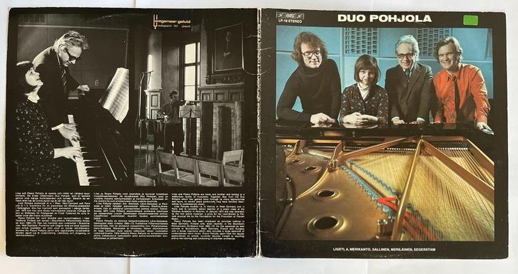 LP - Duo Pohjola - Gyorgy Ligeti en anderen, Cd's en Dvd's, Vinyl | Klassiek, Zo goed als nieuw, Modernisme tot heden, Overige typen