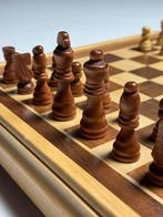 Schaakspel hout vintage, Ophalen of Verzenden, Zo goed als nieuw