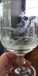 Om 1875 -1900 Jagers Jacht Wijnglas Drinkglas "Goede Dronk", Ophalen of Verzenden