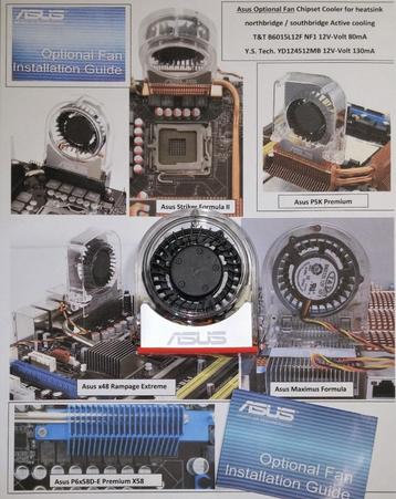 Asus Chipset Koeler Cooler Fan 12V B6015L12F NF1 YD124515MB beschikbaar voor biedingen