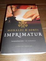 Literaire thriller: IMPRIMATUR van Monaldi & Sorti, Monaldi & Sorti, Ophalen of Verzenden, Europa overig, Zo goed als nieuw