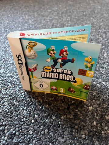 New Super Mario Bros (DS) - Cover (Origineel) beschikbaar voor biedingen