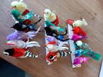 Vintage chenille vogeltjes, Diversen, Kerst, Ophalen, Gebruikt