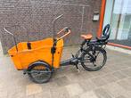 Troy e-bike special Bakfiets Opknapper zonder accu, Gebruikt, Huif, 2 kinderen, Ophalen
