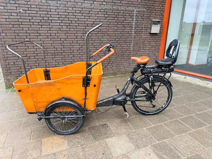 Troy e-bike special Bakfiets Opknapper zonder accu, Fietsen en Brommers, Fietsen | Bakfietsen, Gebruikt, Overige merken, 2 kinderen