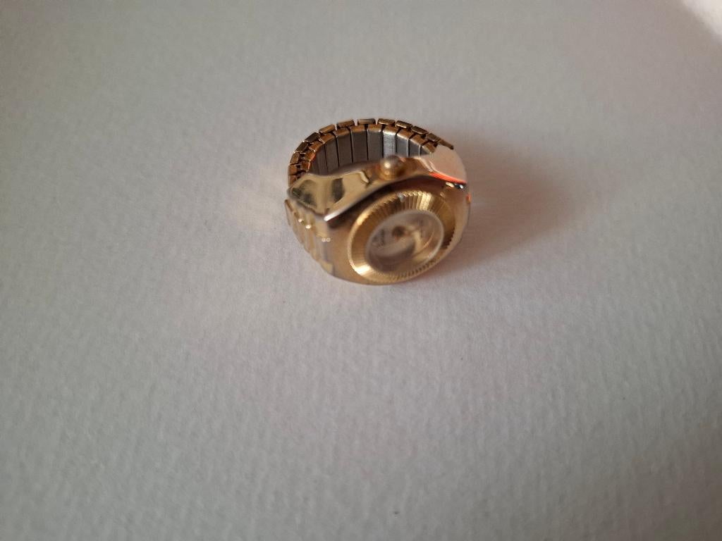 vinger horloge Carvel Japan, Ophalen of Verzenden, Zo goed als nieuw, Staal, Overige merken