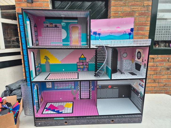 Lol surpise huis met aankleding, Dieren en Toebehoren, Knaagdieren en Konijnen | Hokken en Kooien, Gebruikt, Kooi, Minder dan 60 cm