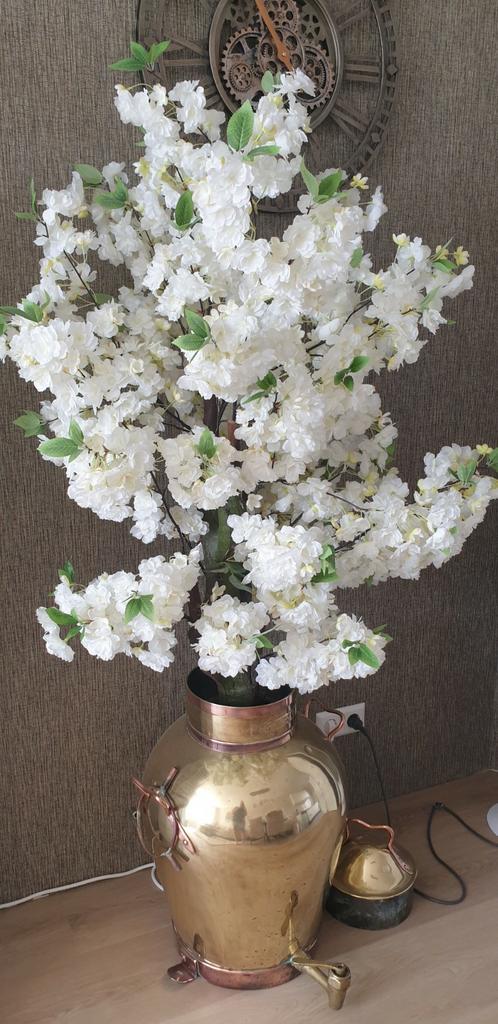 Prachtige witte bloesemboom, Huis en Inrichting, Woonaccessoires | Kunstplanten en Kunstbloemen, Nieuw, Ophalen
