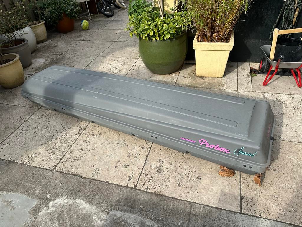 Halfords Probox Special dakkoffer skikoffer met slot, Ophalen, Gebruikt