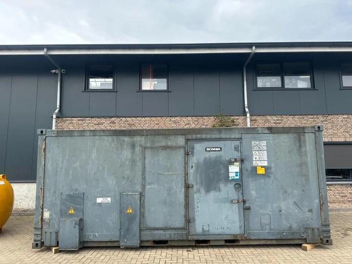 Scania DSI 14 60 Leroy Somer 450 kVA Silent generatorset in, Zakelijke goederen, Machines en Bouw | Aggregaten, Ophalen of Verzenden